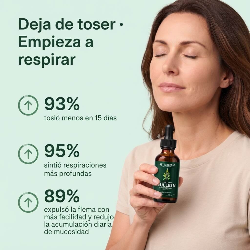 BetterLungs® Gotas de Gordolobo + Clorofila – 60 ml