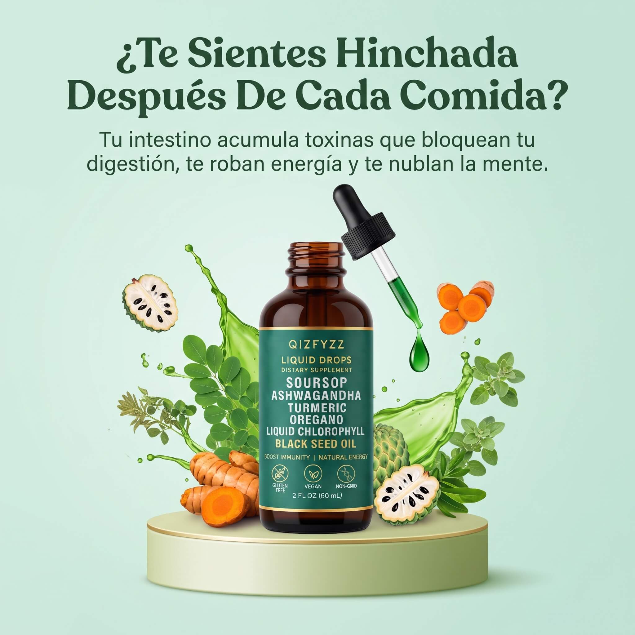 Gotas Detox Intestinal — Soursop Gut Detox