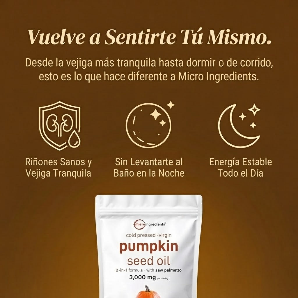 Micro Ingredients Aceite de Semilla de Calabaza