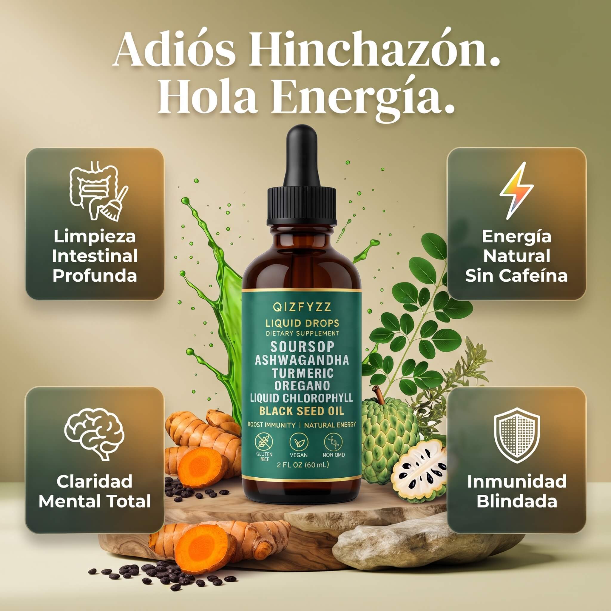 Gotas Detox Intestinal — Soursop Gut Detox
