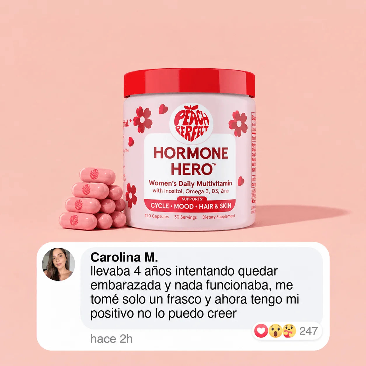 Multivitamínico para fertilidad Hormone Hero