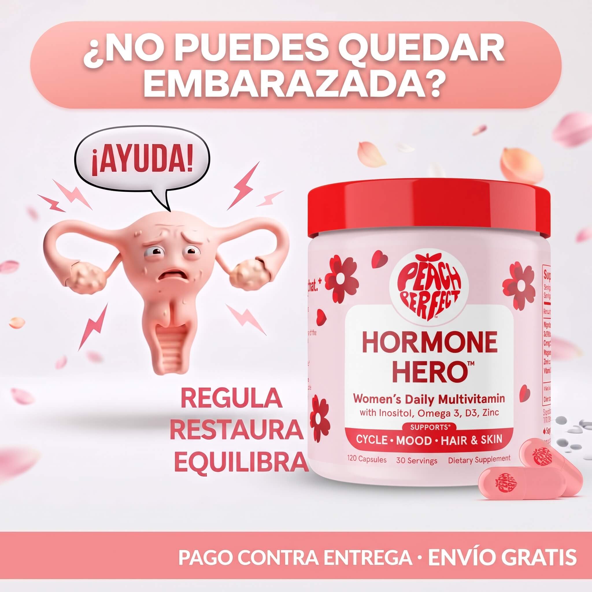 Multivitamínico para fertilidad Hormone Hero