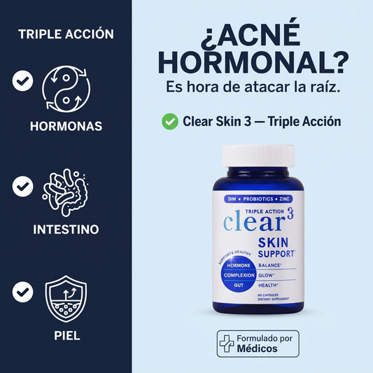 Suplemento Anti-Acné Hormonal — Clear Skin 3