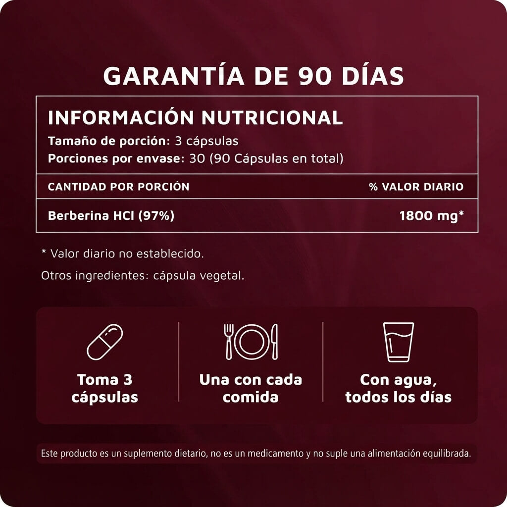 Berberina Ultra Pura 1800 mg