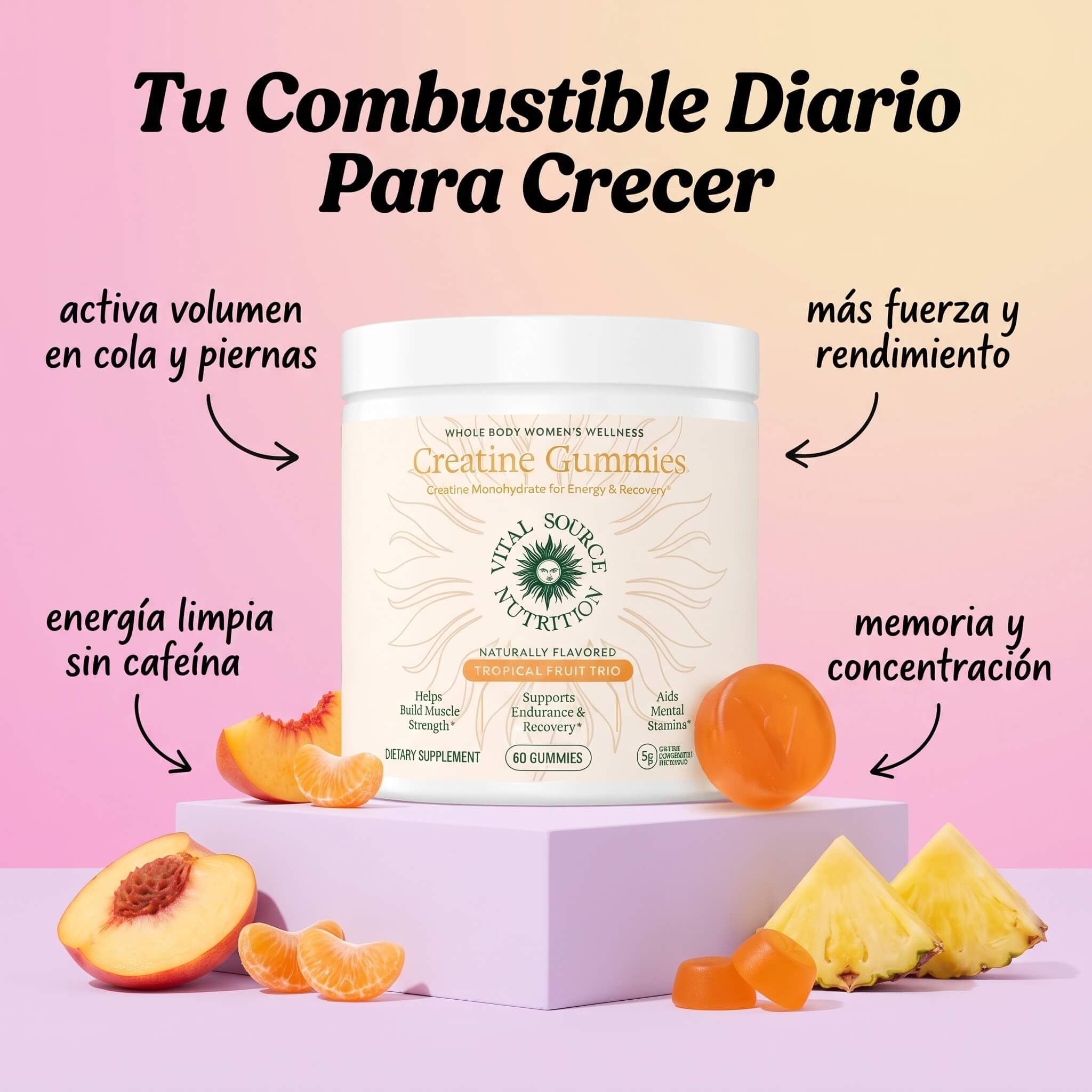 Gomitas de Creatina Monohidratada — Vital Source Nutrition