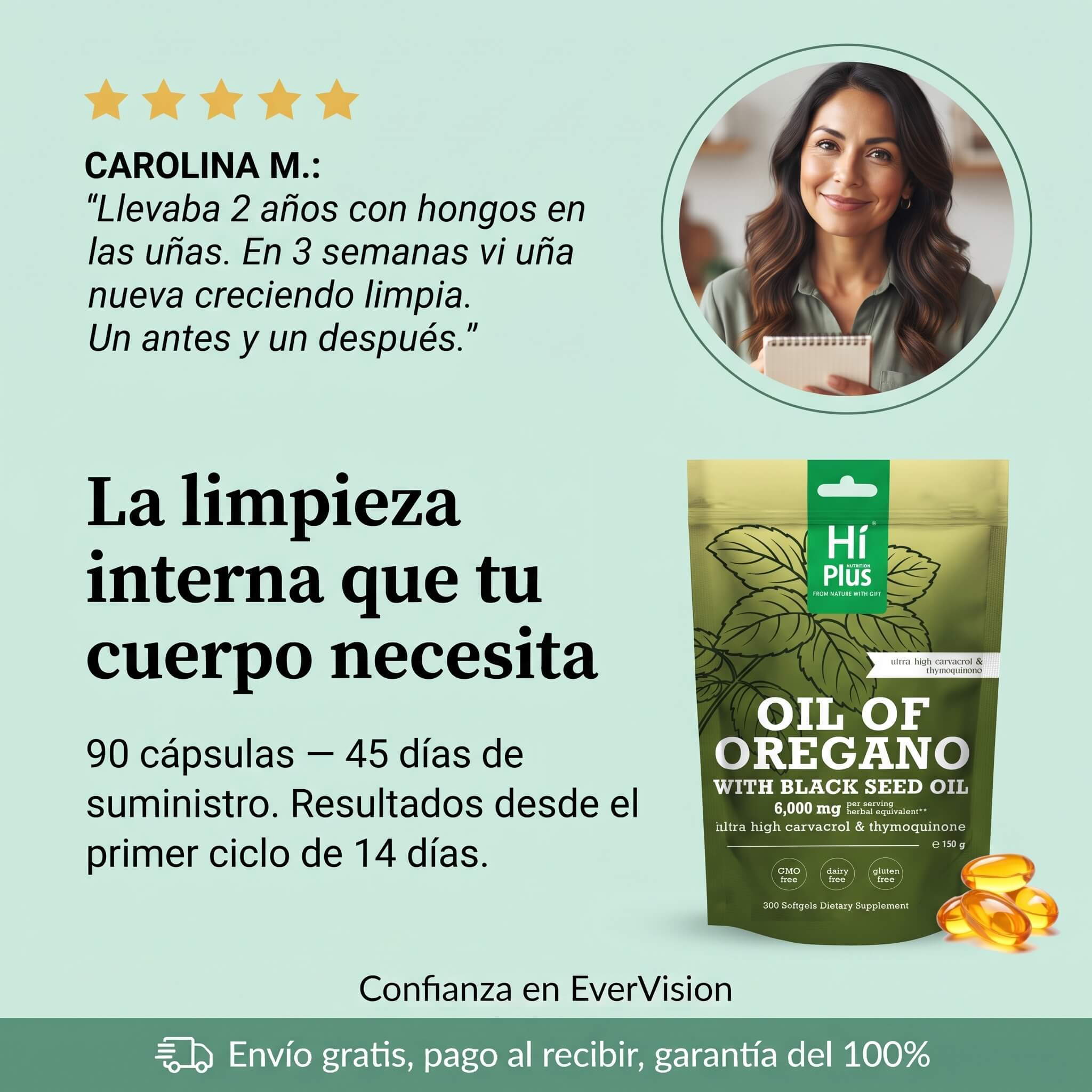 Aceite de Orégano + Semilla Negra — Hi Plus Nutrition
