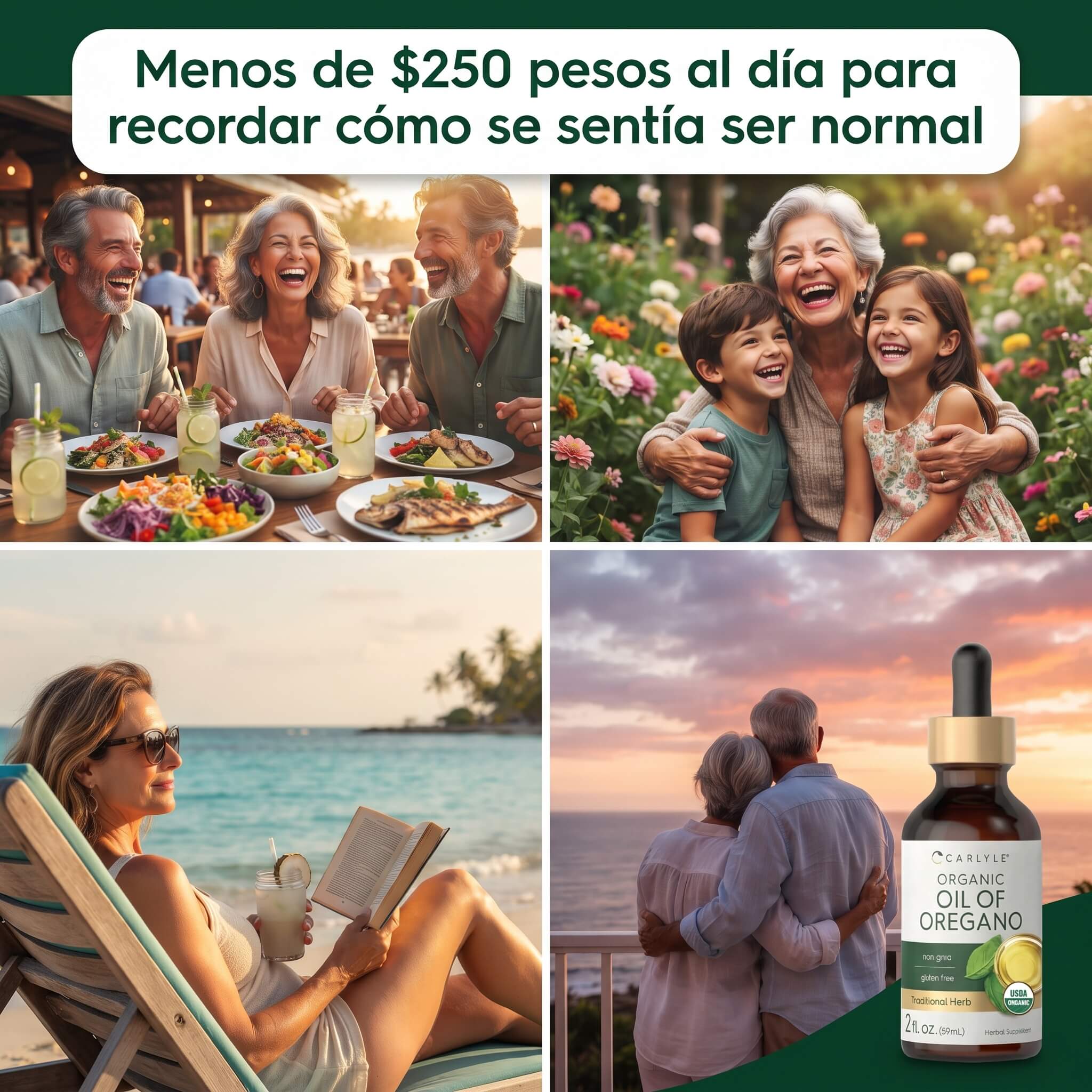 Gotas de Aceite de Orégano Carlyle | 70% Carvacrol