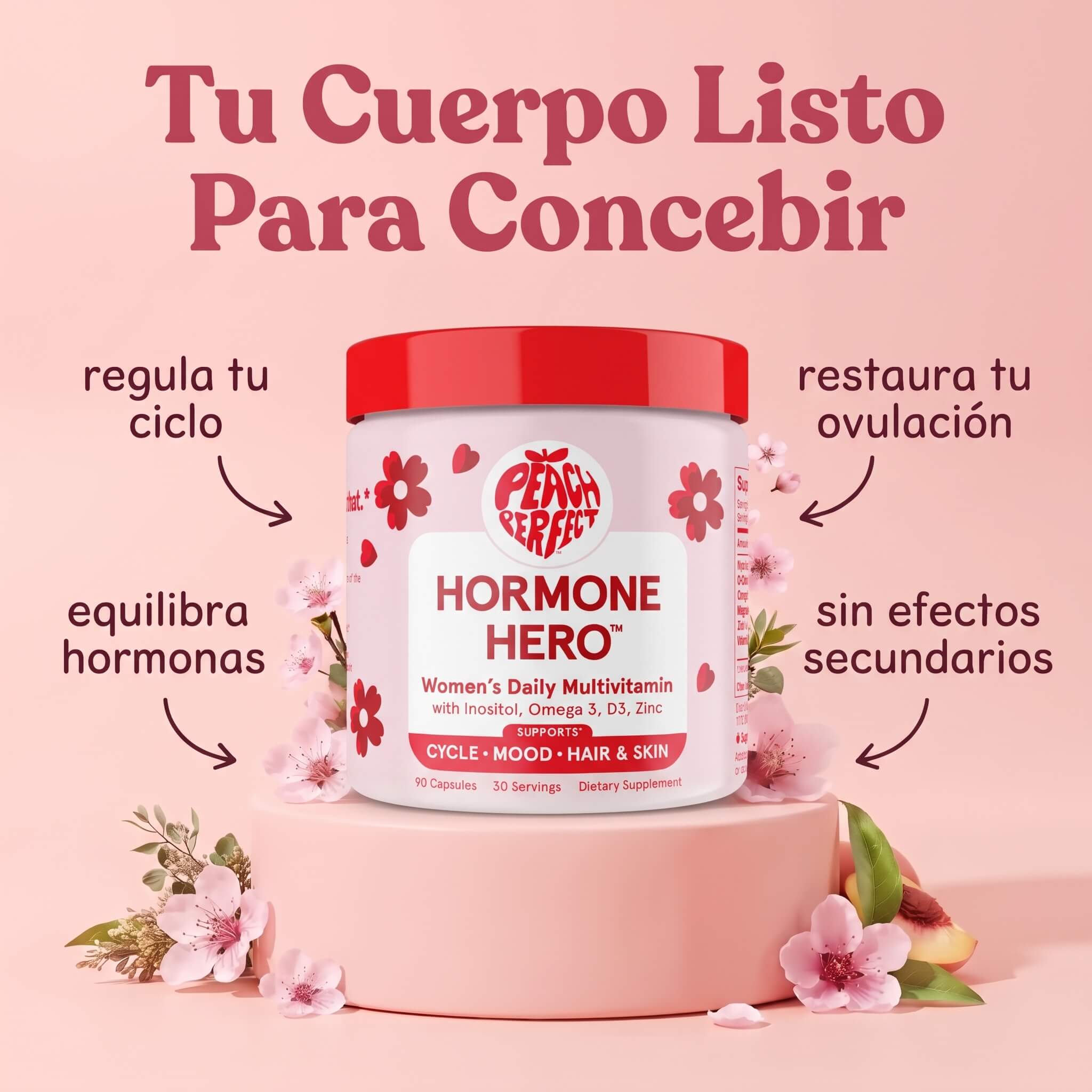 Multivitamínico para fertilidad Hormone Hero