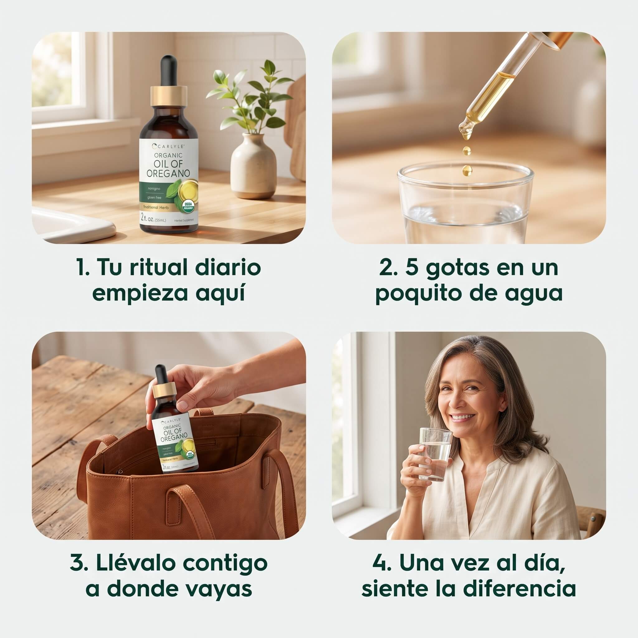 Gotas de Aceite de Orégano Carlyle | 70% Carvacrol