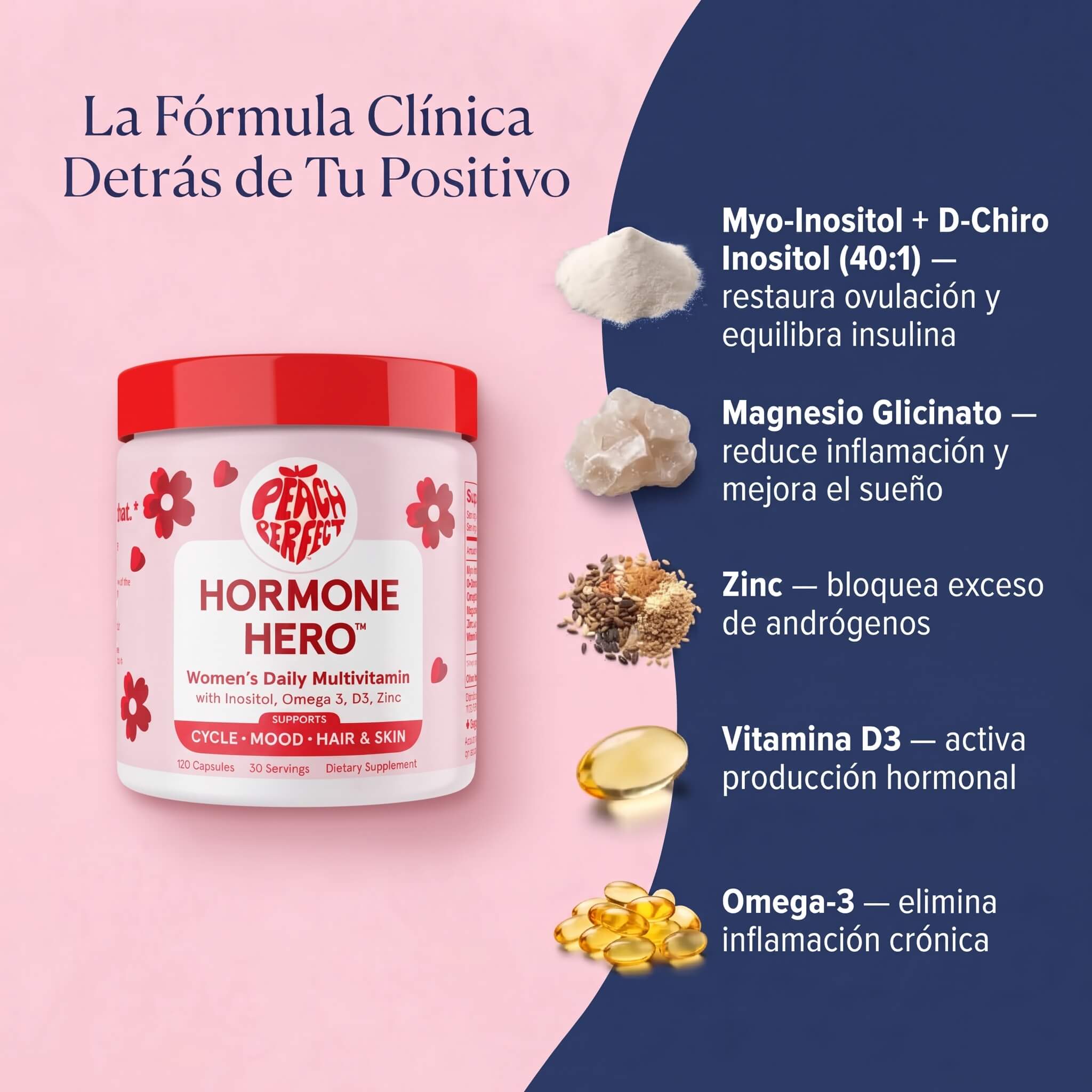 Multivitamínico para fertilidad Hormone Hero