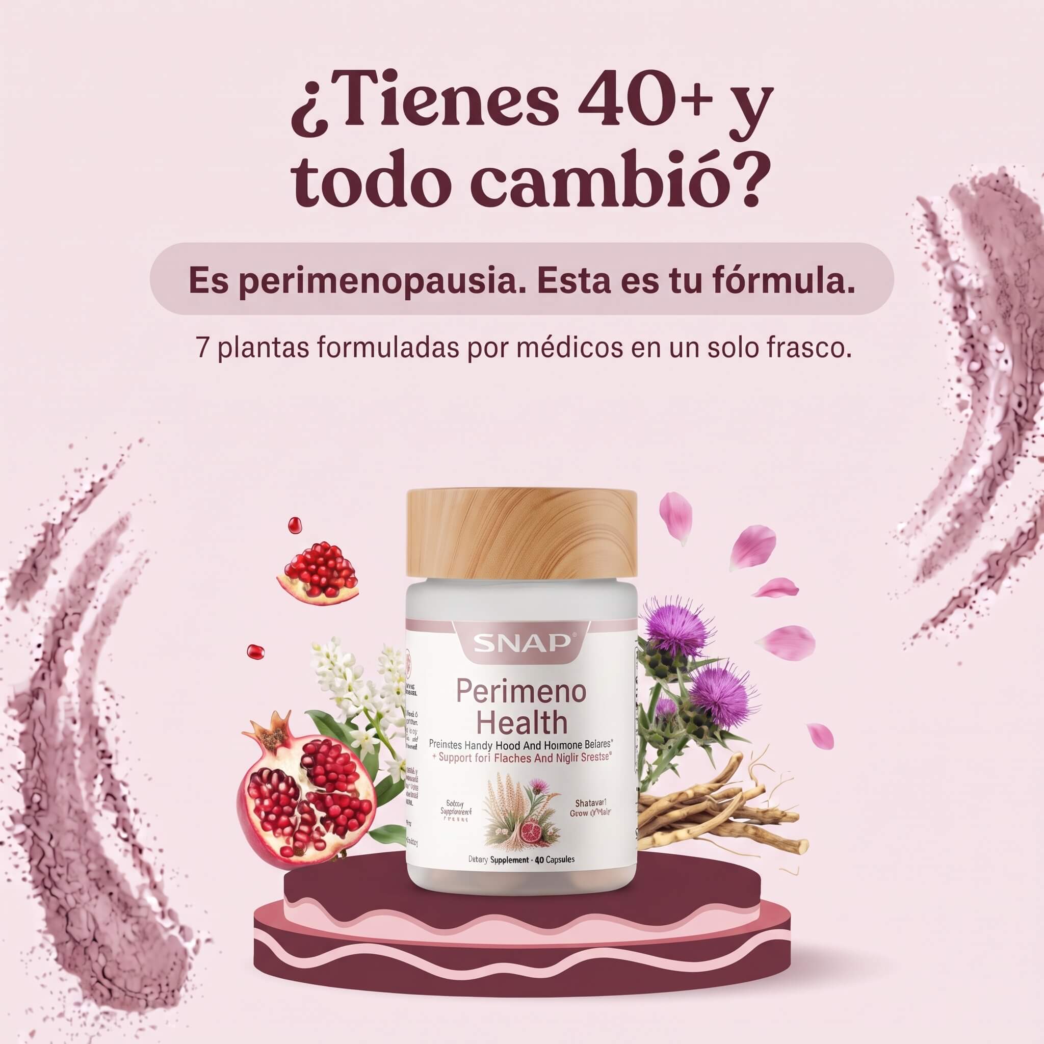 Fórmula Hormonal Natural — SNAP Perimeno Health