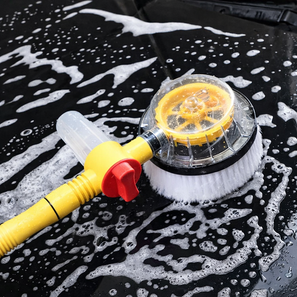 Cepillo giratorio de limpieza profunda para carro