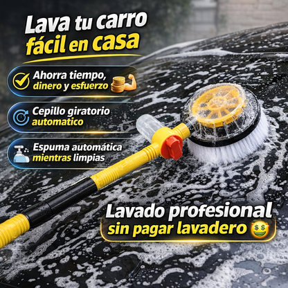 Cepillo giratorio de limpieza profunda para carro