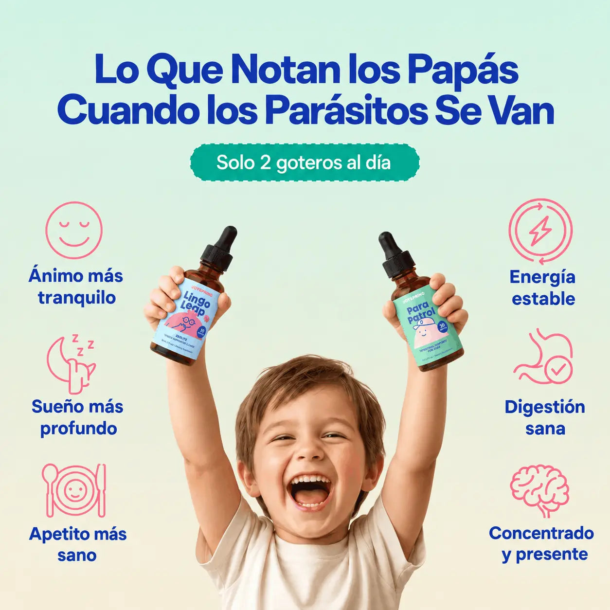 Kit Antiparasitario Infantil Joyspring – ParaPatrol + LingoLeap
