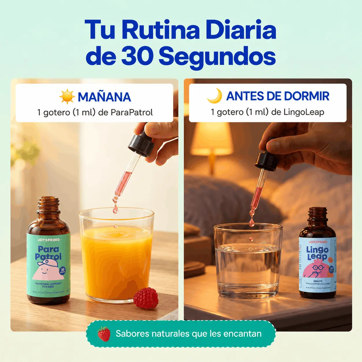 Kit Antiparasitario Infantil Joyspring – ParaPatrol + LingoLeap
