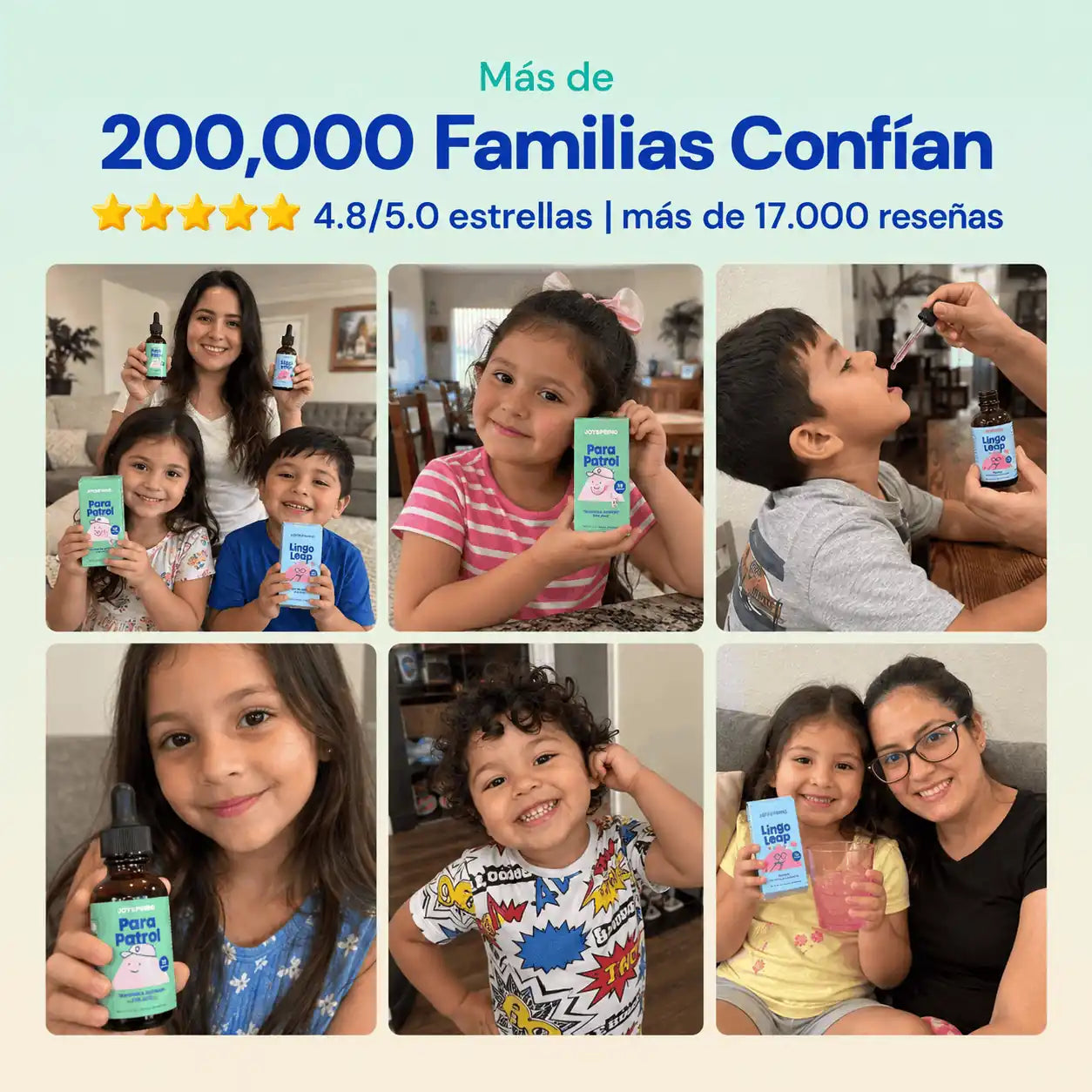 Kit Antiparasitario Infantil Joyspring – ParaPatrol + LingoLeap
